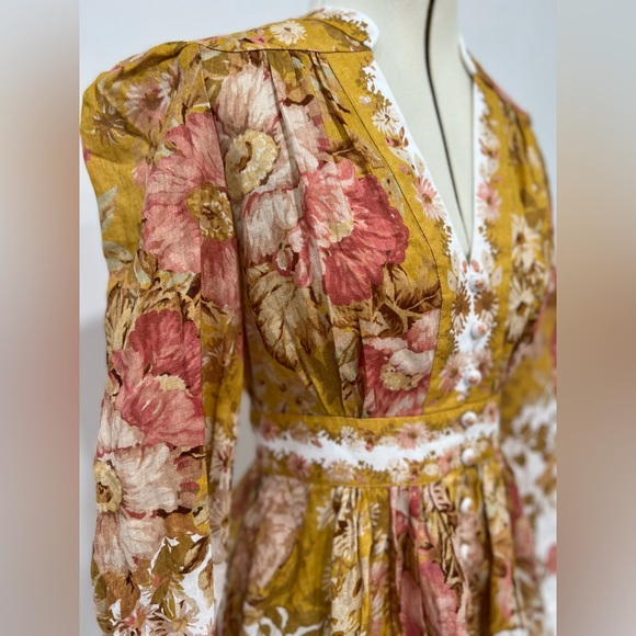 Zimmermann Pattie Linen Minidress - Picture 4 of 14